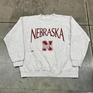vintage university of nebraska collegiate made in usa salem sportswear crewneck